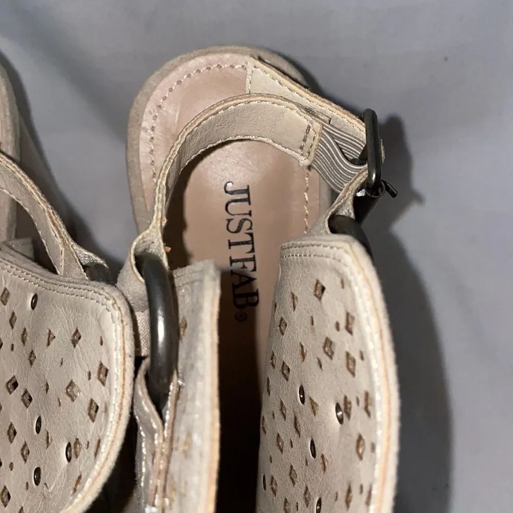 Just fad open toe sling back wide heal - Picture 12 of 12